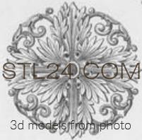 Розетки (ROSETTE_1630 -  | 3D model 3DSMAX / OBJ / STL) 3D модель для ЧПУ станка